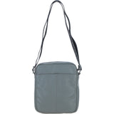 Brampton Leather Men's Crossbody Bag Grey: 64405