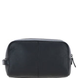 Gabicci Leather Washbag Black: GB-64959