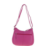 Ashwood Leather Ladies Hobo Shoulder Bag Berry: Shannon
