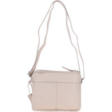 Ashwood Leather Ladies Crossbody Bag Mushroom: Glasgow