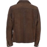 Trapper Mens Leather Jacket Brown 27: no1