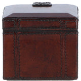 Ashwood Luxury Leather Single Watch and Bracelet Box with Velvet Interior Chestnut: LF-118