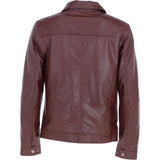 Ashwood Leather Brando Jacket Burgundy: AMJ-91