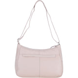 Leather Shoulder Bag with Zip & Magnetic Pocket Blush: Meath