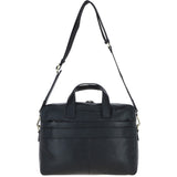 Gabicci Leather Messenger Bag Black: GB-64962