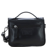 Ashwood Leather Mini Crossbody Satchel Bag Black: P-61