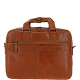 Ashwood Hi Veg Leather Laptop Briefcase Tempo Tan: 8143