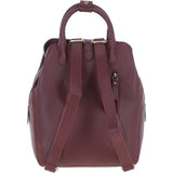 Ashwood Leather & Harris Tweed® Cloth Multi-Pocket Backpack Wine/Mcload: TW-66-17-WM