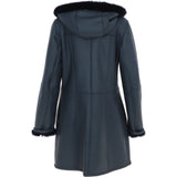Ladies Sheepskin Duffle Navy: 5928