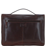 Ashwood Leather Unisex Large Crossbody Satchel Bag Brandy: P-63