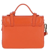 Stylish Ashwood Leather Small Satchel Bag Orange: Y-61