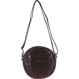 Ashwood Leather Round Crossbody Bag Brandy: P-66