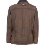 Mens Trapper Leather Jacket Brown 27: 162211