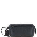 Ashwood Vintage Leather Washbag Black: Q-47