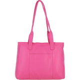Sleek & Spacious Shoulder Bag Hot Pink: London