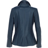 Ashwood Womens Leather Jacket Navy: awl 880