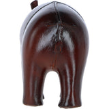 Exquisite Handcrafted Leather Bear Decorative Ornament Chestnut: lf-175