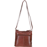 Stylish Ashwood Leather Crossbody Bag Cognac: Ava