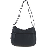 Ashwood Leather Ladies Hobo Shoulder Bag Black: Shannon