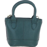 Ashwood Leather & Harris Tweed® Cloth Small Grab Bag Green/Watch: TW-63-18-GW