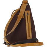Ashwood Leather Spacious Unisex Sling Bag Mustard: P-67