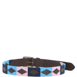 Ashwood Leather Multicolored Handmade Belt Pink: POF-21