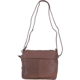 Ashwood Leather Ladies Crossbody Bag Cognac: Glasgow
