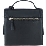 Compact Ashwood Handbag with Detachable Crossbody Strap Black: Y-54