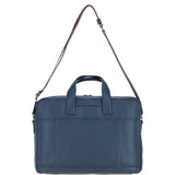 Brampton Leather Men's Laptop Bag Navy: 64547