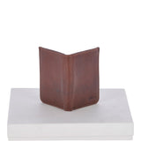 Cow Waxy Leather Classic 6 Card Bill-Fold  Wallet Tan:  1556
