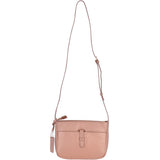 Small Compact Leather Crossbody Bag Rose Gold - 62662
