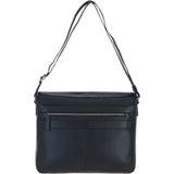 Brampton Leather Men's Emissary Messenger Bag Black: 64403