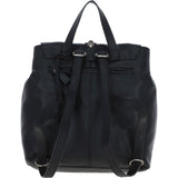 Trendsetting Women's Leather Backpack - Chic & Versatile Black: 61753