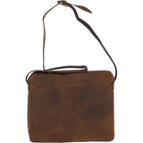 Large Vintage Leather Messenger Bag Tan: MEMPHIS BAG