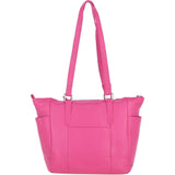 Ashwood Elegant Leather Tote Bag Hot Pink: Oxford