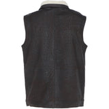 Ashwood Men's Leather Waistcoat Brown Snuff: LUCK