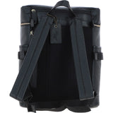 Ashwood Classic Leather Laptop Rucksack Black: Q-45