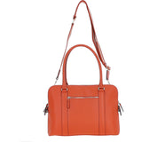 Ashwood 3 Section Large Leather Handbag Orange: X-39