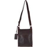 Vintage Small Leather Travel Shoulder Bag Brandy – G24