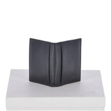 Vegetable Tanned 8 Card holder Wallet Black : 1290-VT