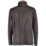 Mens 2-in1 Leather Jacket Brown : Gustavo