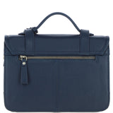 Stylish Ashwood Leather Large Satchel Bag Navy: Y-63