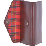 Vegetable Tanned Note, Coin & 8 Card Envelope Purse Chestnut : V-63