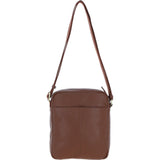 Gabicci Mens Leather Messenger Bag Tan: GB-64952