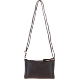 Ashwood Genuine Leather Crossbody Bag Brandy: G-15