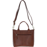 Versatile Ashwood Leather & Harris Tweed® Cloth Shoulder Bag Tan/Watch: TW-22-04-TW