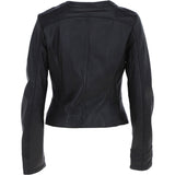 Womens Leather Jacket Brown: STYLE E