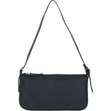 Ashwood Leather Plain Shoulder Bag Black: LB-6278