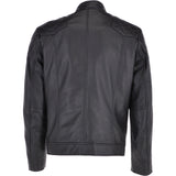 Ashwood Men's Leather Biker Jacket Black: 8055