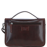 Ashwood Leather Medium Crossbody Satchel Bag Brandy: P-62
